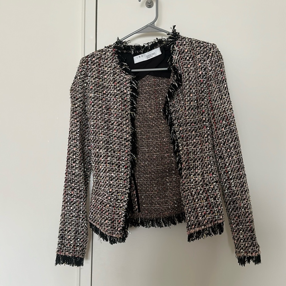 Iro Tweed Jacket Size 34